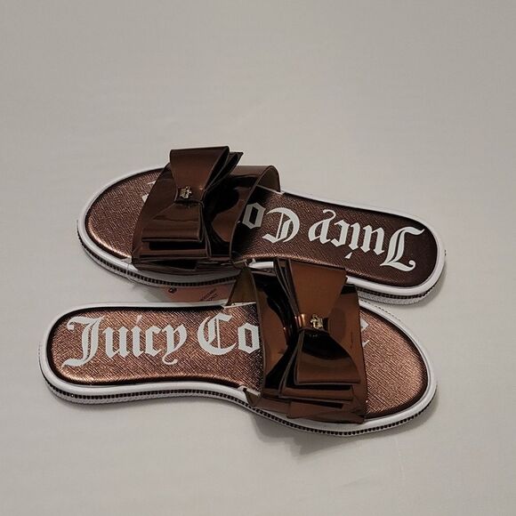 BRAND NEW JUICY COUTURE YAEL BOWNOT RHINESTONE SLIDER R3 - Picture 8 of 16